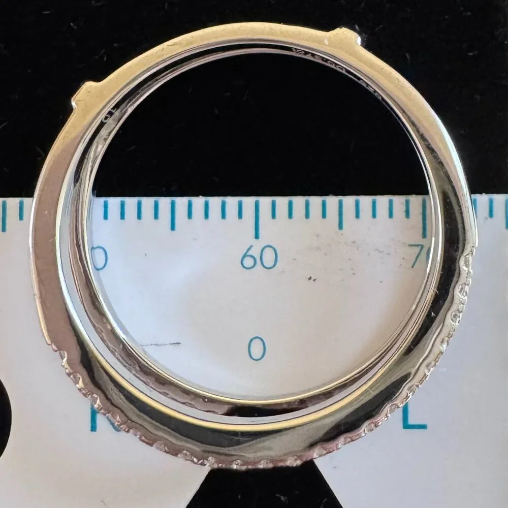 Kstyle Moissanite Wedding Ring Enhancer Guard - Size 10